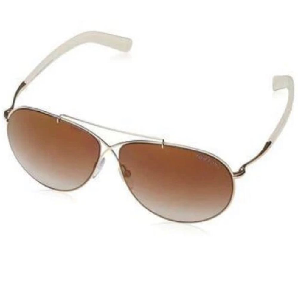 Tom Ford Eva Rosegold Aviator Brown lenses